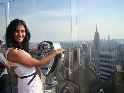 Em cima do Top of The Rock