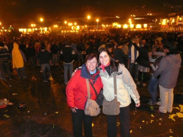 Em frente a Plaza Mayor