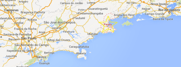 Localização de Paraty