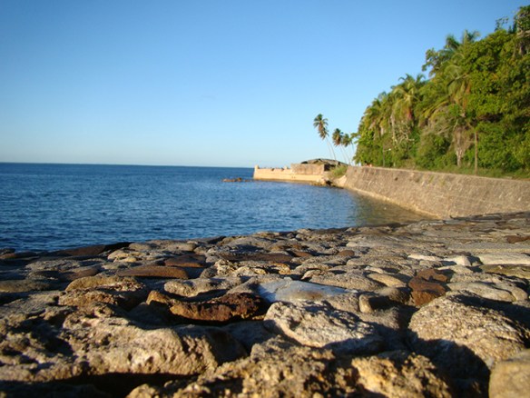 Pôr do sol no Forte