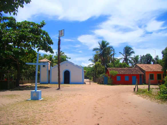 Centrinho de Caraíva e suas areias escaldantes